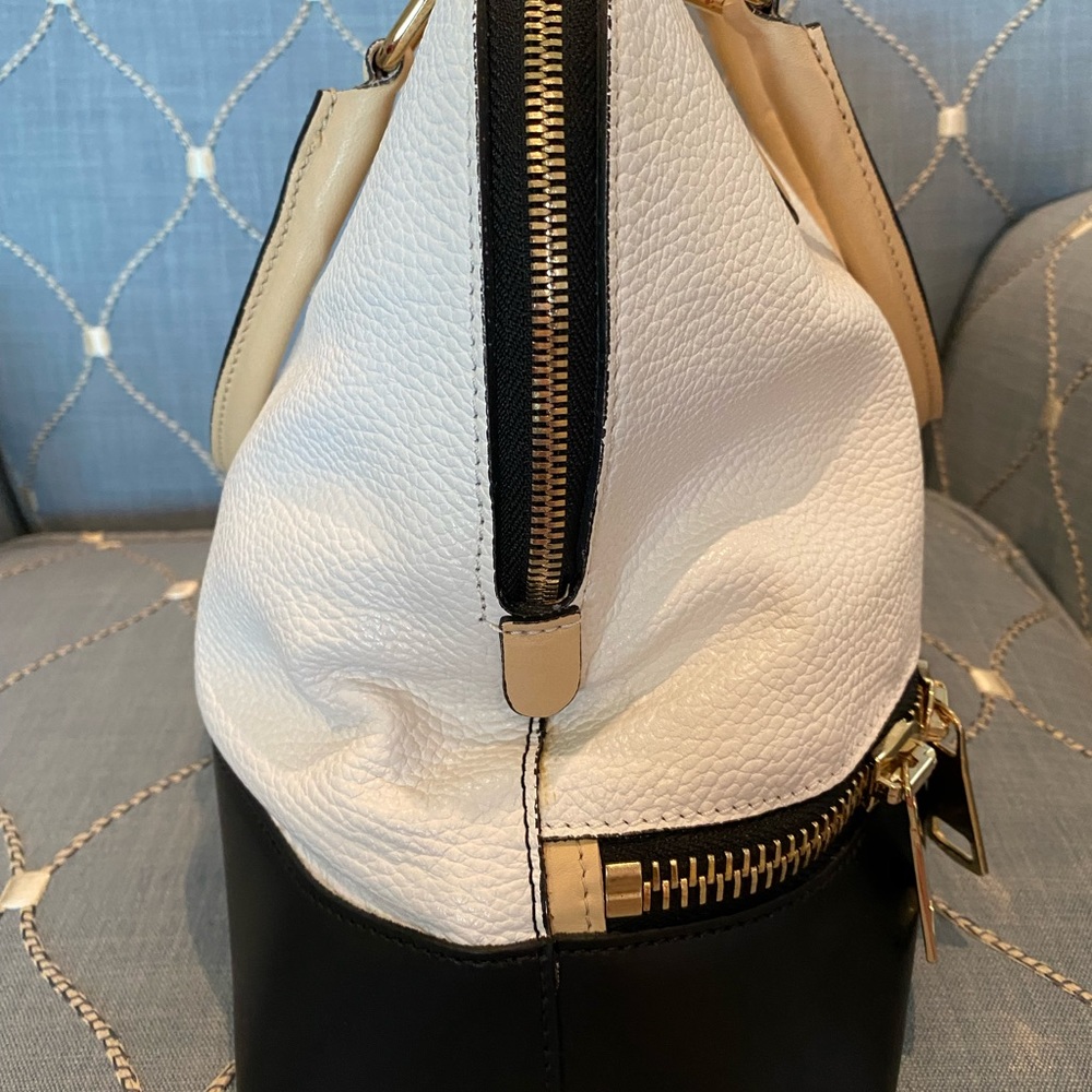 🎉HP🎉 LIKE NEW A.Bellucci genuine Italian tri-color pebble leather handbag - Picture 6 of 14